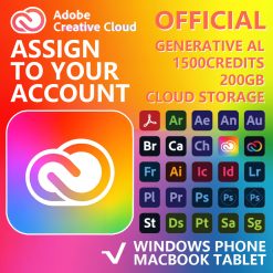[KEY711]Adobe Creative Cloud | All app | PS AI PR PDF LRT| BiG Promo | Real License | Mac Win
