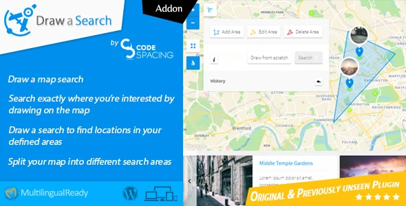 Progress Map, Draw a Search – WordPress Plugin