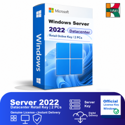 Windows Server 2022 Datacenter Retail Online Key - 1PC | Genuine & Lifetime License