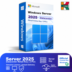 Windows Server 2025 Datacenter Retail Online Key - 1PC | Genuine & Lifetime License
