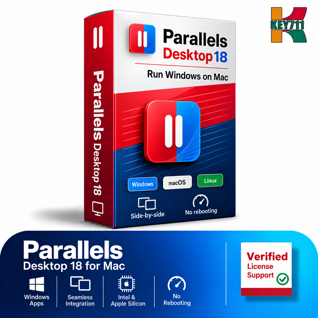 Parallels Desktop 18 for Mac | Standard, Pro and Business | Genuine Lifetime License
